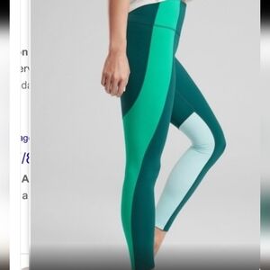 ATHLETA Elation Asymmetrical 7/8 Tights - Color Block